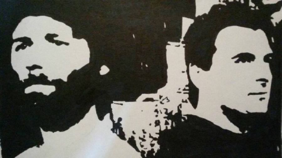 Jukka e Max bozza quadro