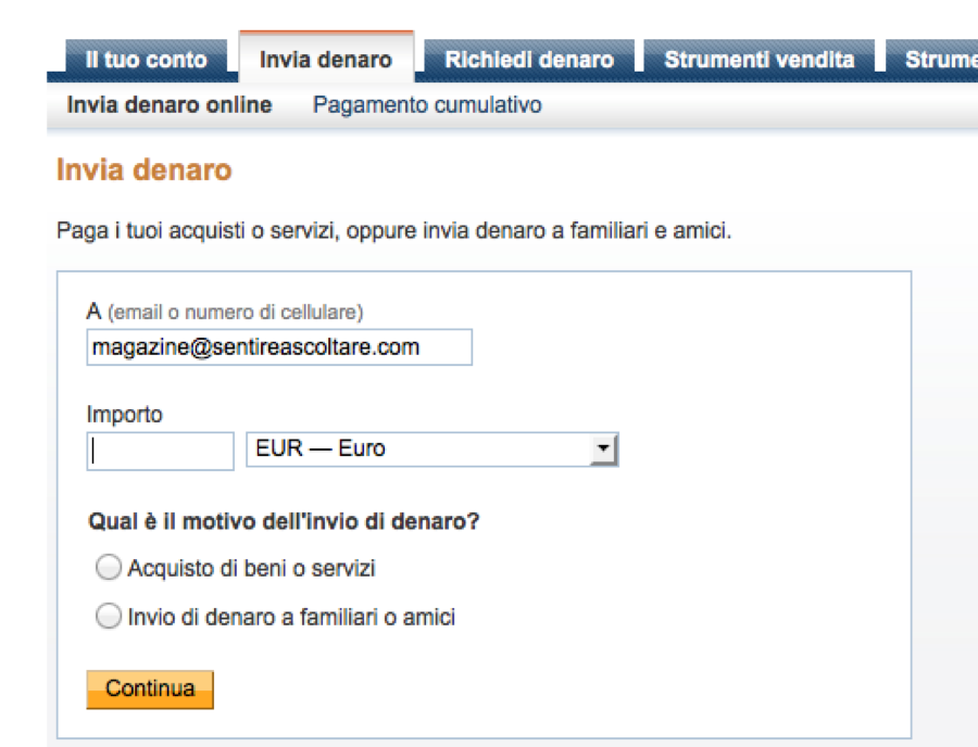 paypalpagamento-schermata