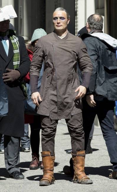 On location with 'Doctor Strange' filming in New York City